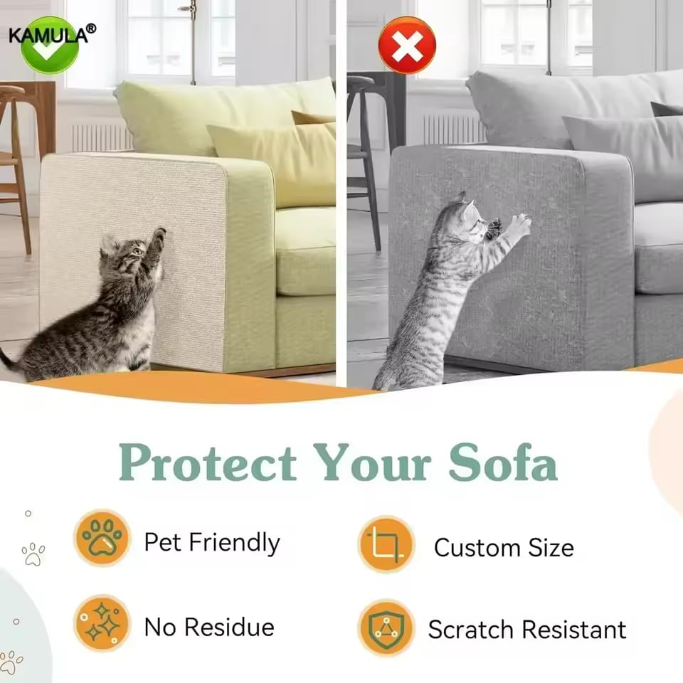 Self-Adhesive Cat Scratching Pad