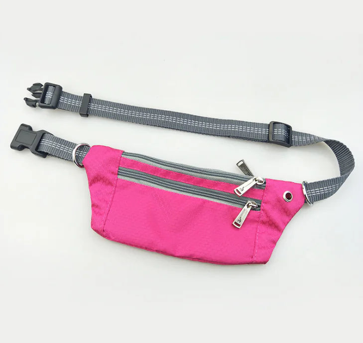 Waterproof Crocodile Pattern Dog Leash Waist Bag