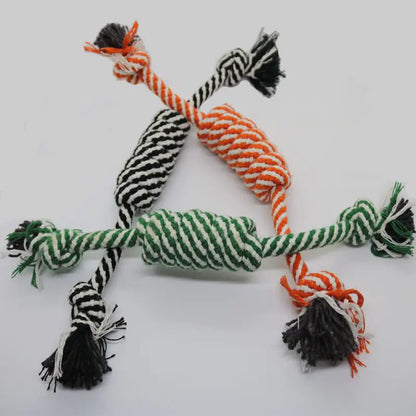 Pet Cotton Rope Chew Toy for Dental Care