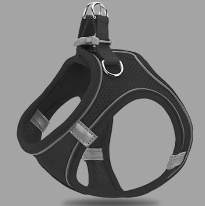 Reflective Pet Chest Strap with Breathable Vest and Leash