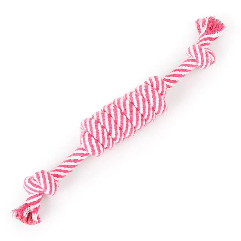 Pet Cotton Rope Chew Toy for Dental Care
