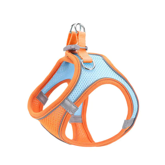 Reflective Pet Chest Strap with Breathable Vest and Leash