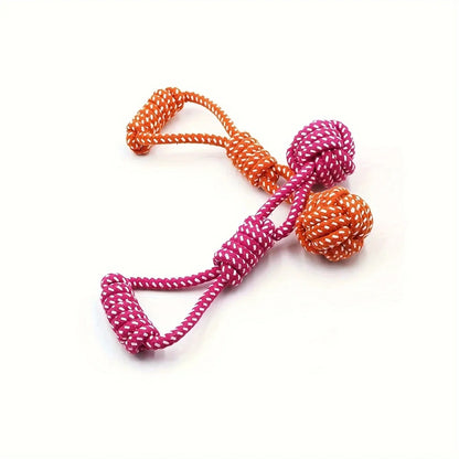 Dog Rope Ball Toy for Medium to Large Dogs (Random Color)
